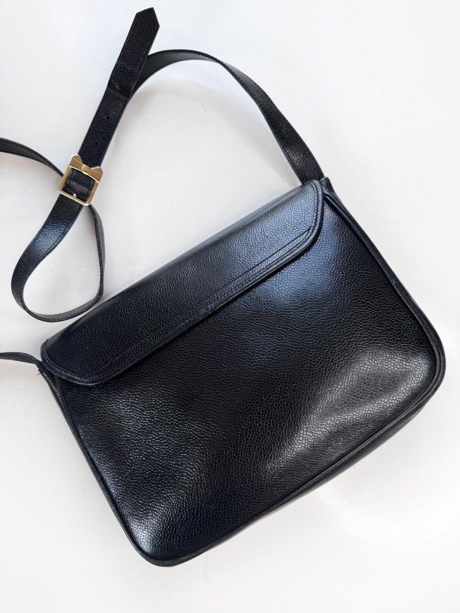 vintage nina ricci bow turn lock leather bag - good market thrift store
