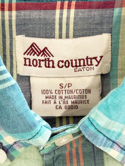 vintage north country eaton plaid full button shirt - good market thrift store