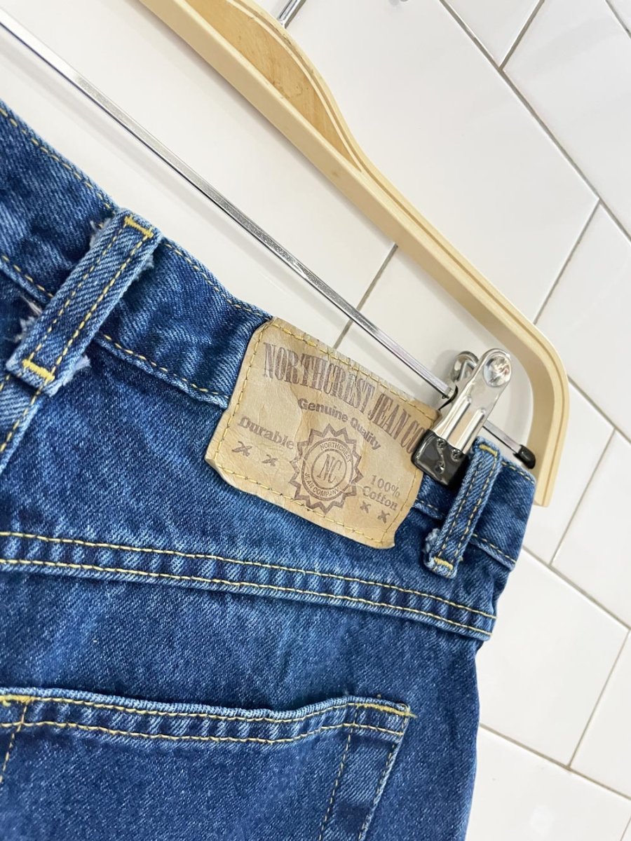 vintage northcrest jean co. high rise denim shorts - good market thrift store