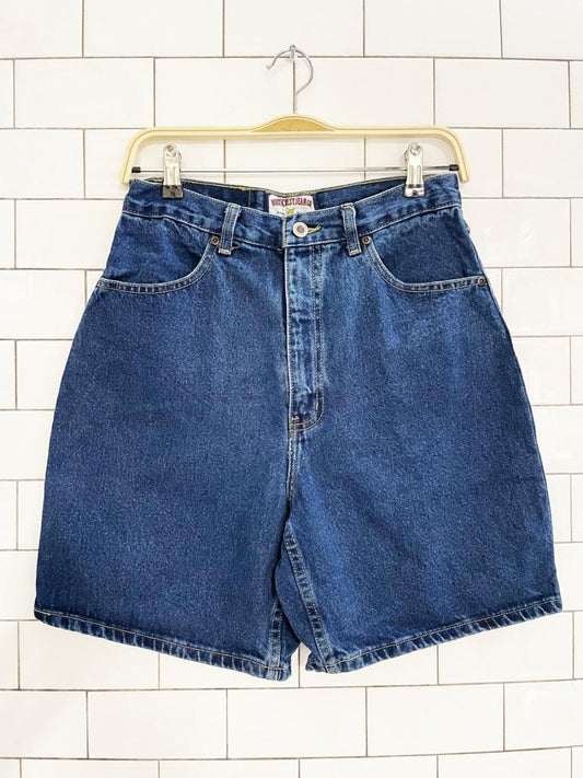 vintage northcrest jean co. high rise denim shorts - good market thrift store