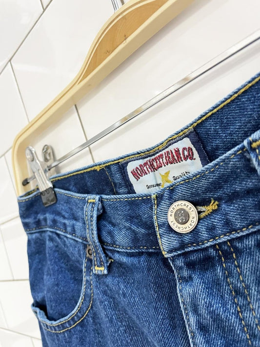 vintage northcrest jean co. high rise denim shorts - good market thrift store