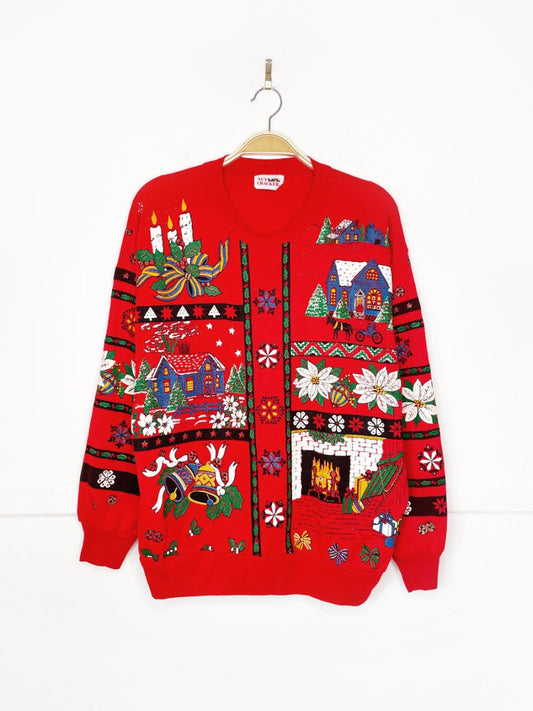 vintage nutcracker holiday graphic sweatshirt | made in USA - good market thrift store