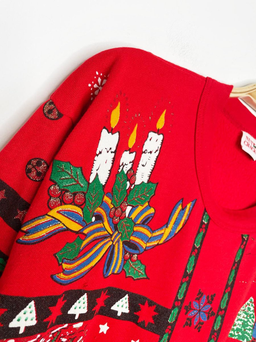 vintage nutcracker holiday graphic sweatshirt | made in USA - good market thrift store