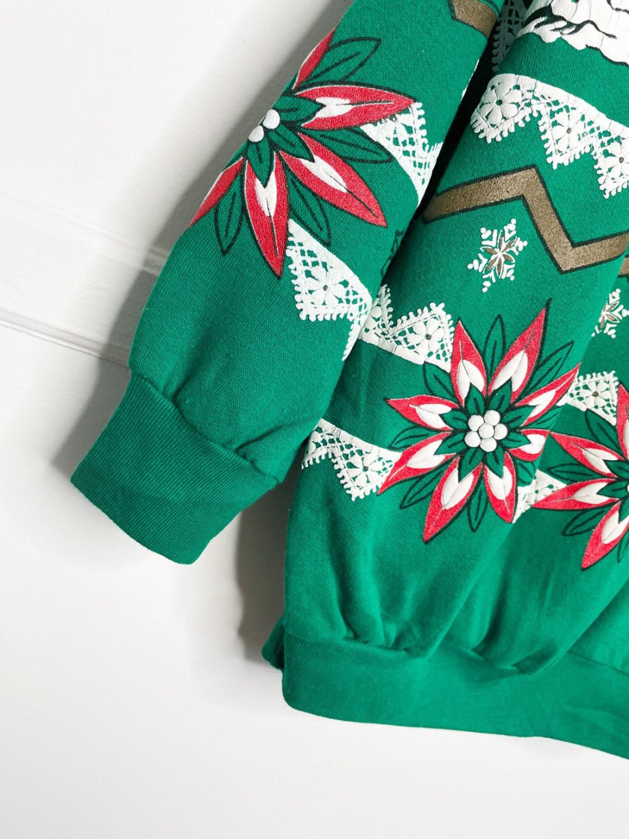 vintage nutcracker santas coming graphic sweatshirt | made in USA - good market thrift store