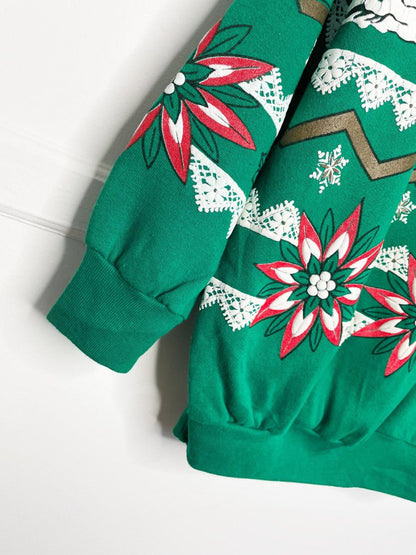 vintage nutcracker santas coming graphic sweatshirt | made in USA - good market thrift store