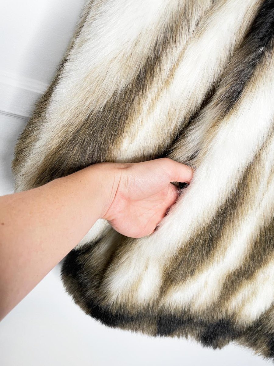 vintage olympia limited faux fur coat | made in USA - good market thrift store