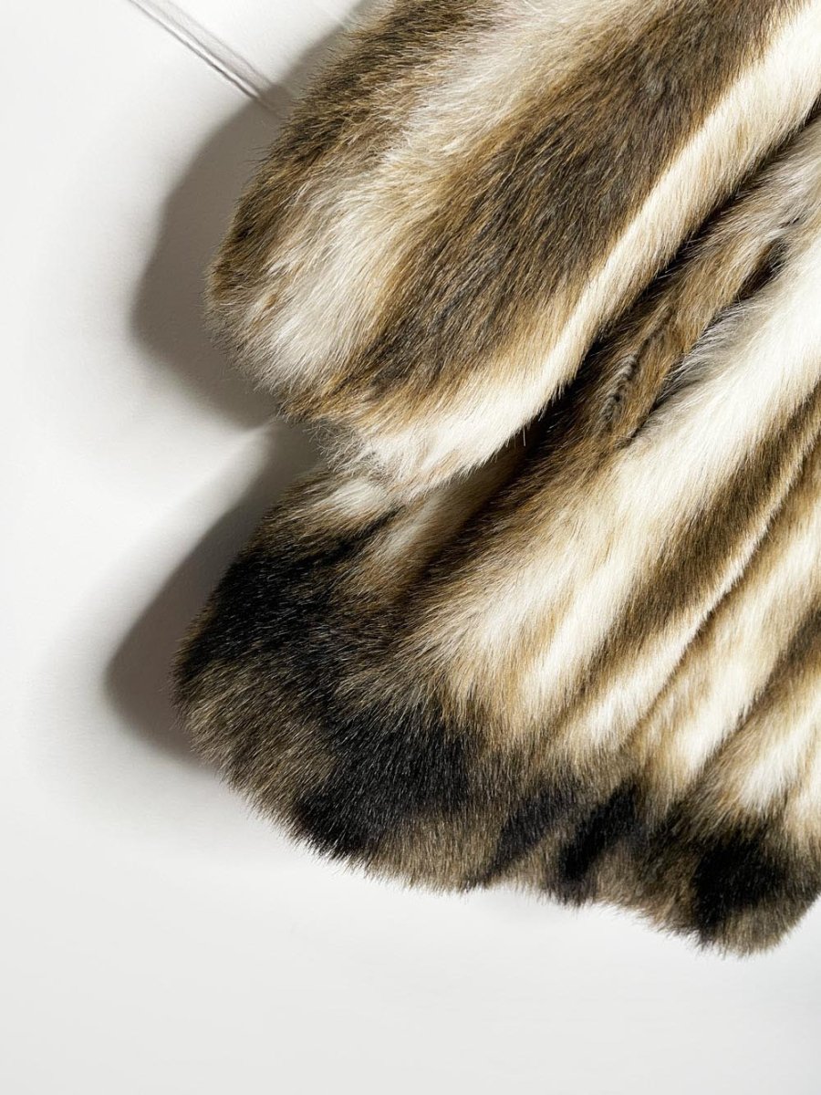 vintage olympia limited faux fur coat | made in USA - good market thrift store