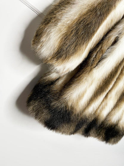 vintage olympia limited faux fur coat | made in USA - good market thrift store