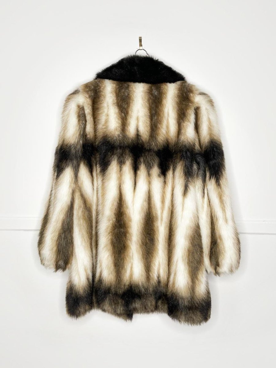 vintage olympia limited faux fur coat | made in USA - good market thrift store