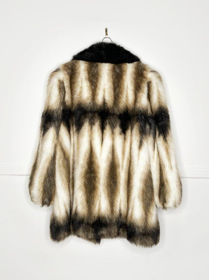 vintage olympia limited faux fur coat | made in USA - good market thrift store