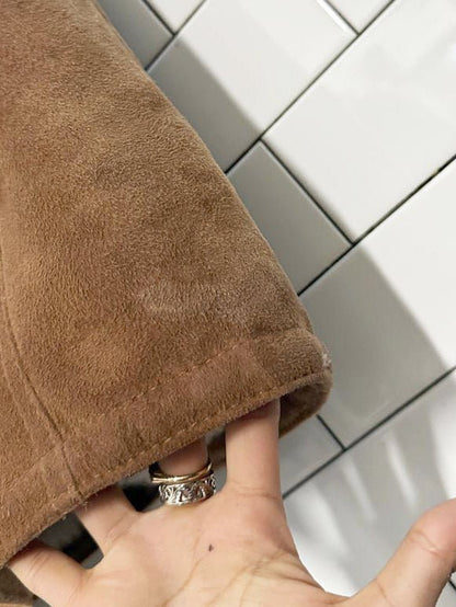 vintage orvis lamb shearling full zip vest | made in USA | arrow leather - good market thrift store