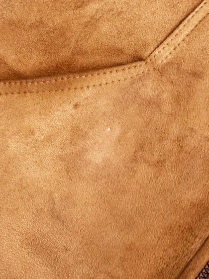 vintage orvis lamb shearling full zip vest | made in USA | arrow leather - good market thrift store