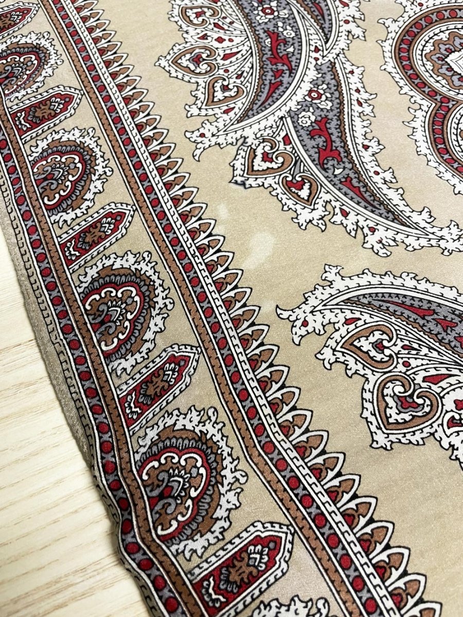 vintage oscar de la renta 100% silk square xl scarf - good market thrift store