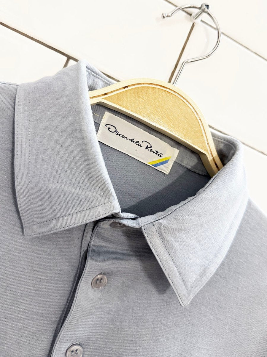 vintage oscar de la renta stripe polo shirt - good market thrift store