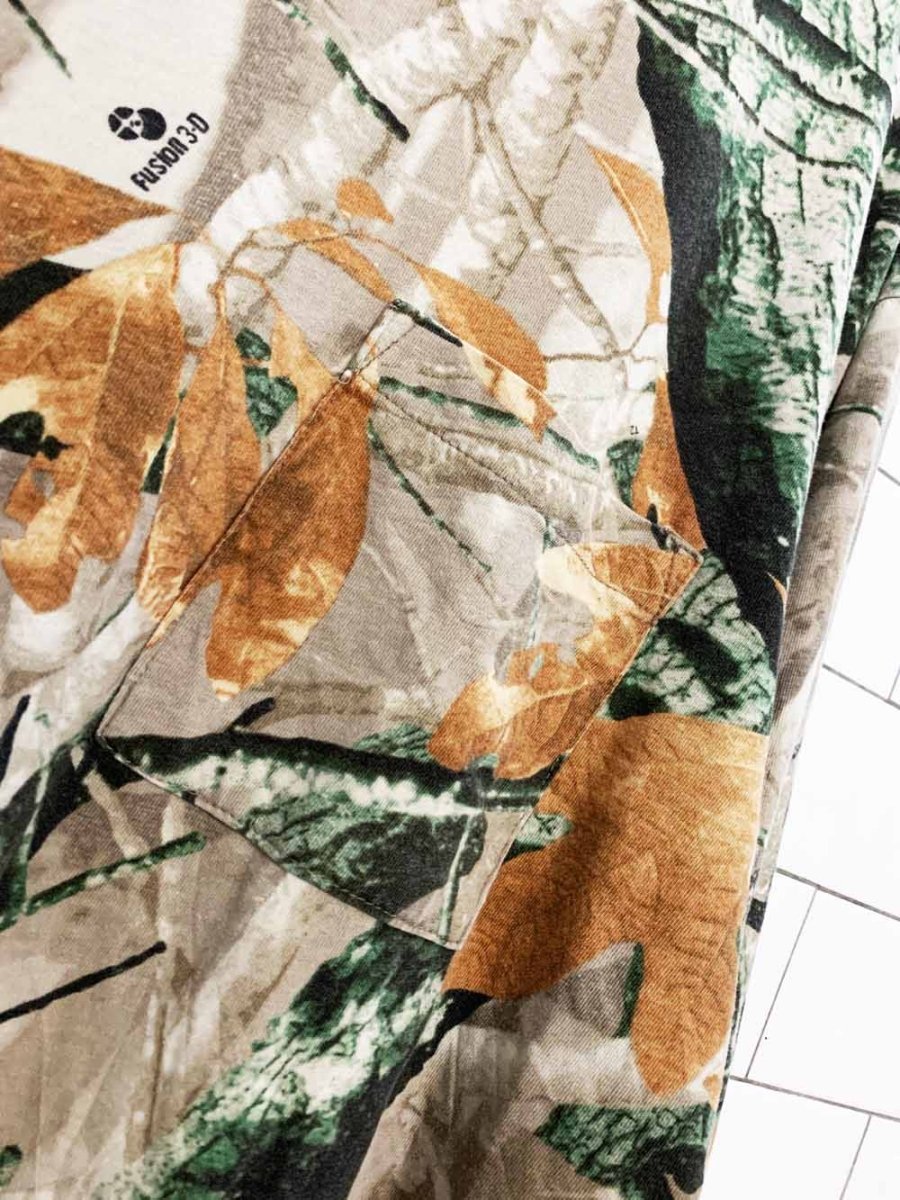 vintage outfitters ridge soft long sleeve camo t-shirt - good market thrift store