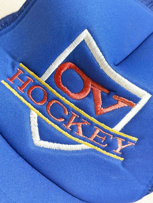 vintage OV hockey mesh trucker hat | design int'l - good market thrift store
