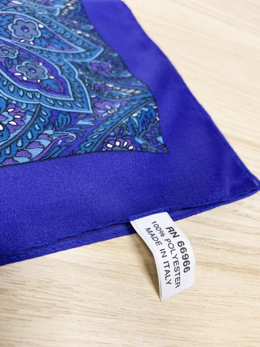 vintage paisley pattern square scarf | made in italy - good market thrift store