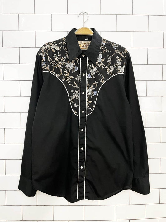 vintage pardner western pearl snap button shirt - good market thrift store