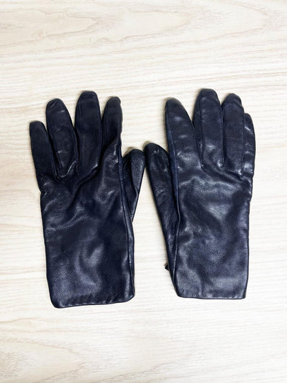 vintage paris leather gloves | lined - good market thrift store