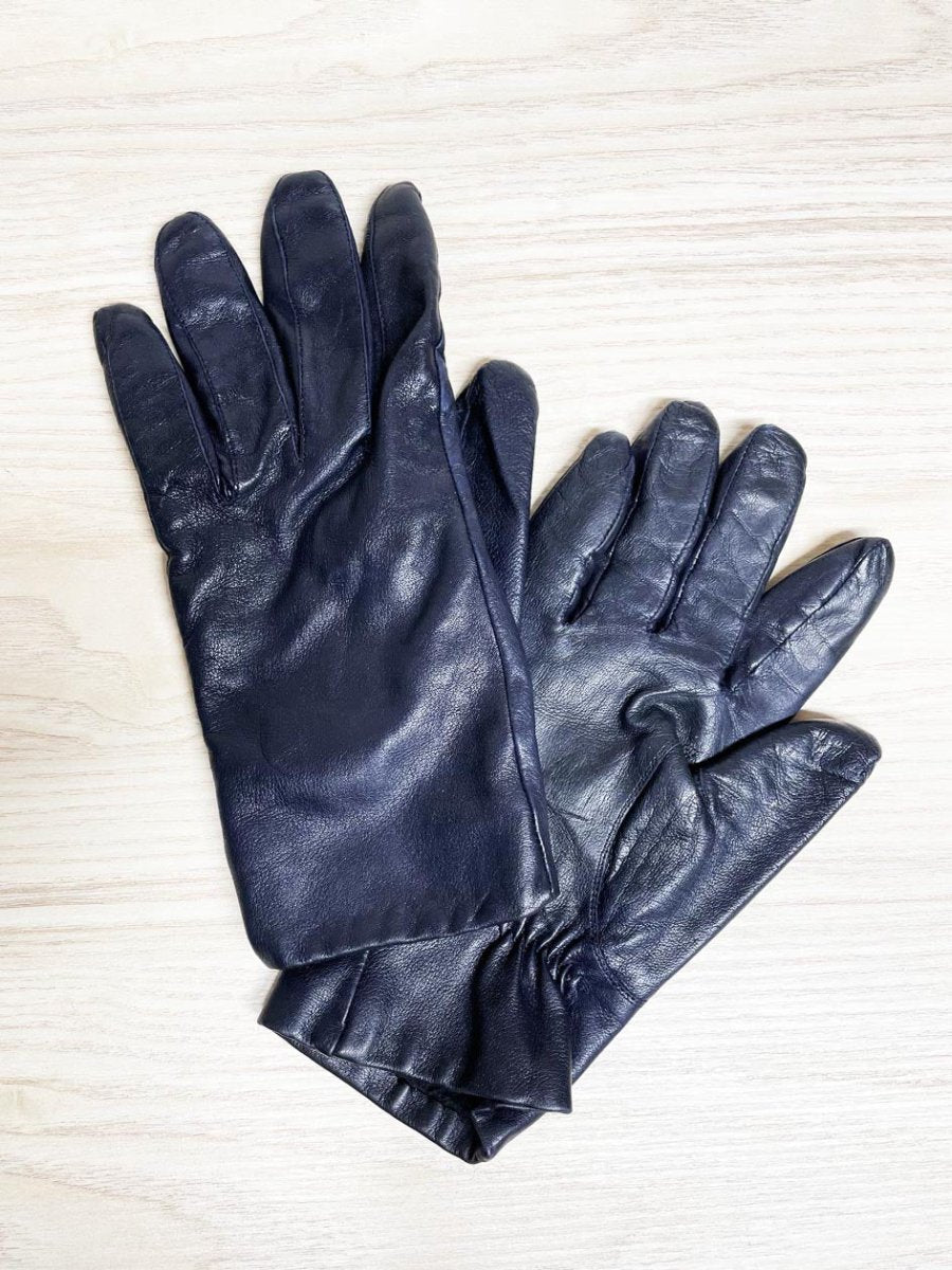 vintage paris leather gloves | lined - good market thrift store