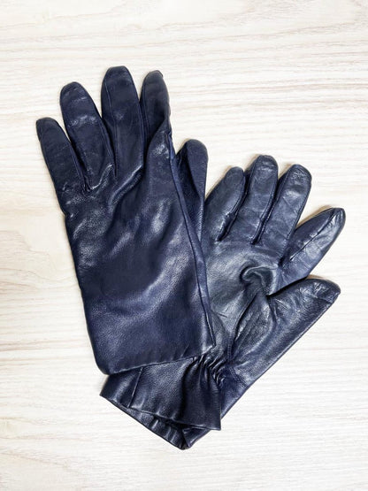 vintage paris leather gloves | lined - good market thrift store