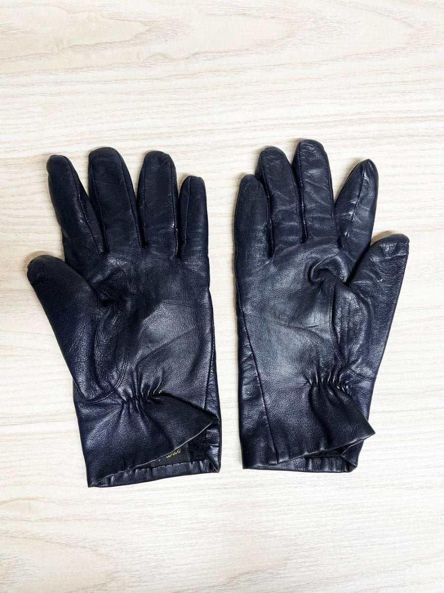 vintage paris leather gloves | lined - good market thrift store