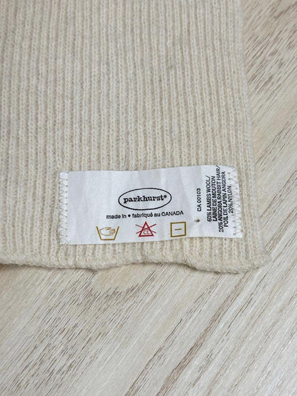 vintage parkhurst angora - wool knit scarf - good market thrift store