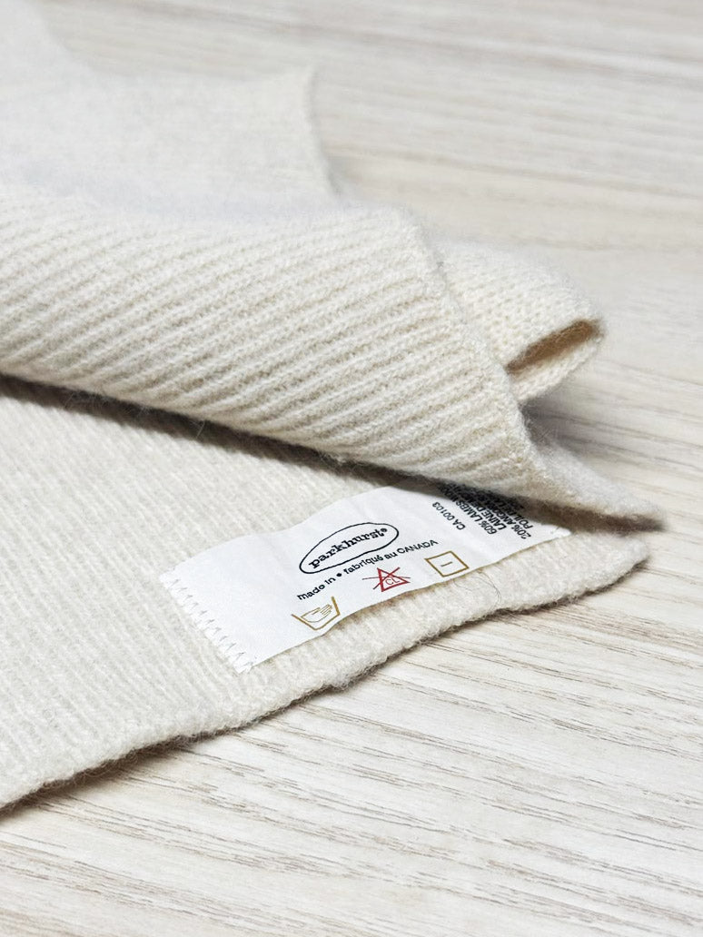 vintage parkhurst angora - wool knit scarf - good market thrift store