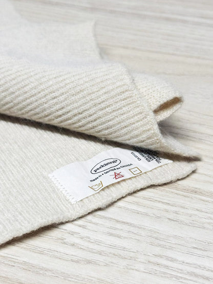 vintage parkhurst angora - wool knit scarf - good market thrift store