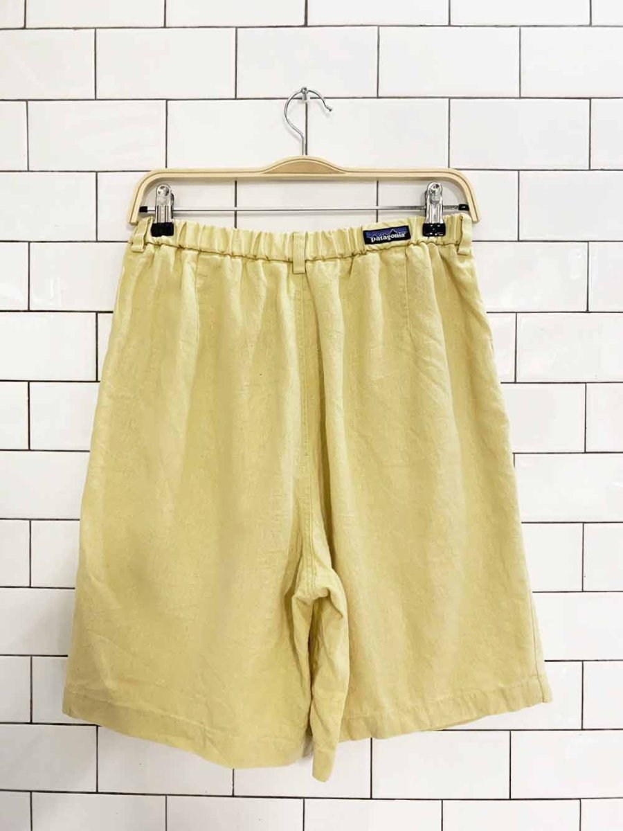 vintage patagonia 100% hemp long casual shorts - good market thrift store