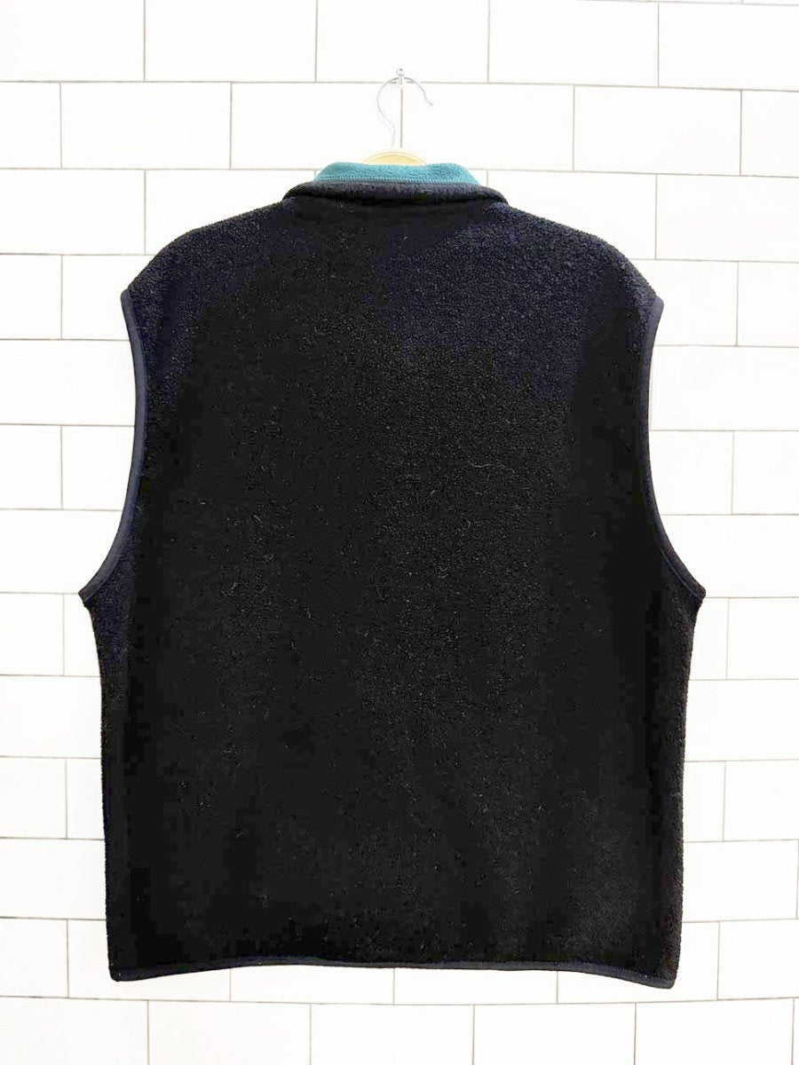 vintage patagonia synchilla fleece full zip vest - good market thrift store