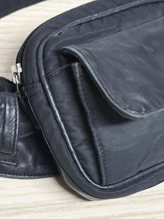 vintage pegabo leather detail fanny pack - good market thrift store