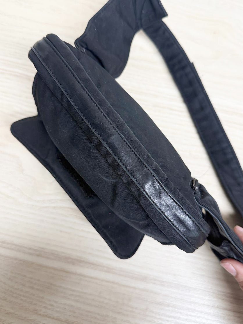 vintage pegabo leather detail fanny pack - good market thrift store