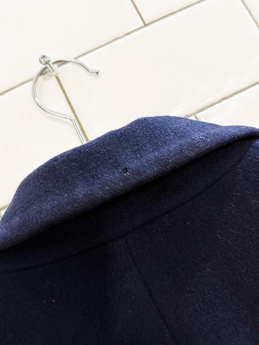 vintage pendleton 100% wool double breasted long coat - good market thrift store