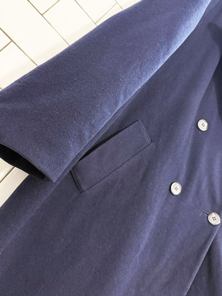 vintage pendleton 100% wool double breasted long coat - good market thrift store