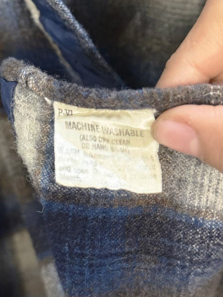 vintage pendleton 100% wool plaid snap button western shirt | made in USA - good market thrift store