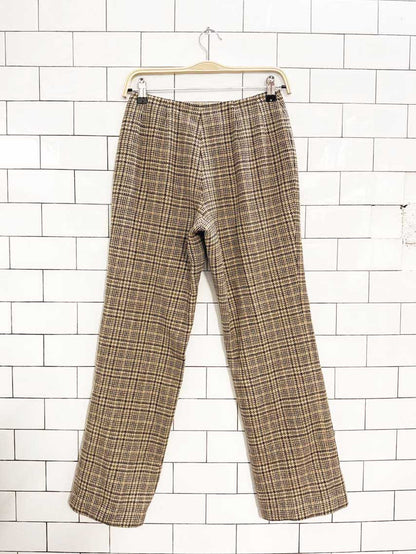 vintage pendleton 100% wool plaid trousers | made in USA - good market thrift store