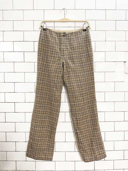 vintage pendleton 100% wool plaid trousers | made in USA - good market thrift store