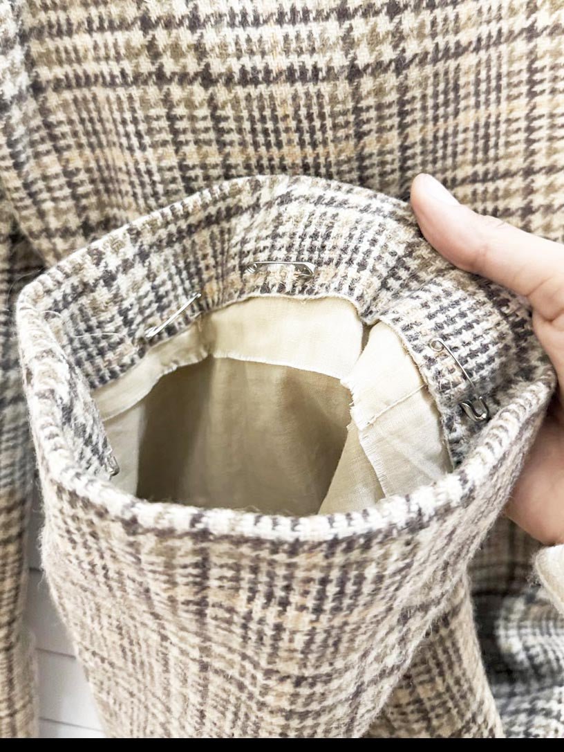 vintage pendleton 100% wool plaid trousers | made in USA - good market thrift store