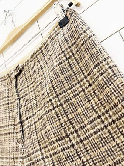 vintage pendleton 100% wool plaid trousers | made in USA - good market thrift store