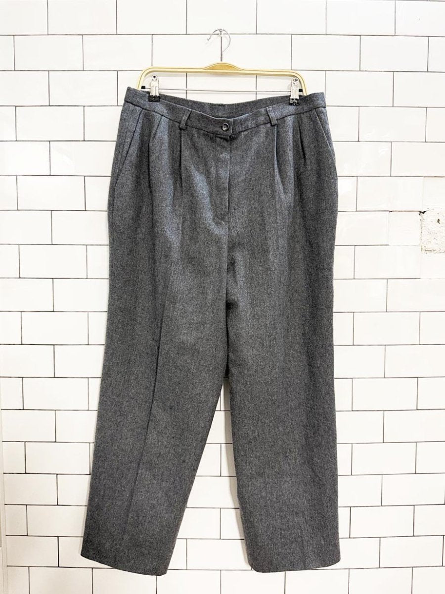 vintage pendleton 100% wool pleated trousers | made in USA - good market thrift store