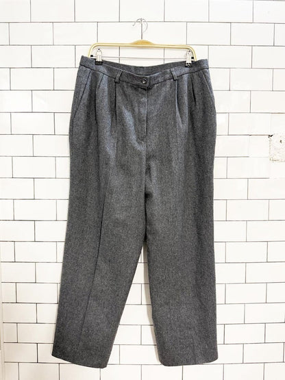 vintage pendleton 100% wool pleated trousers | made in USA - good market thrift store