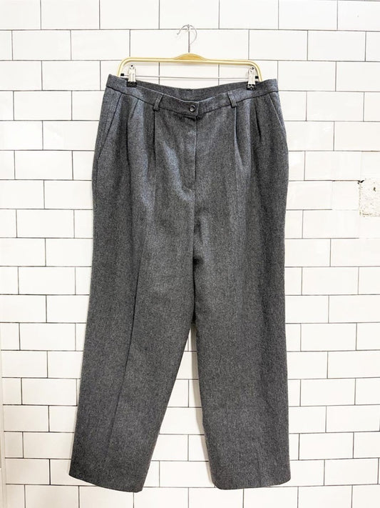 vintage pendleton 100% wool pleated trousers | made in USA - good market thrift store