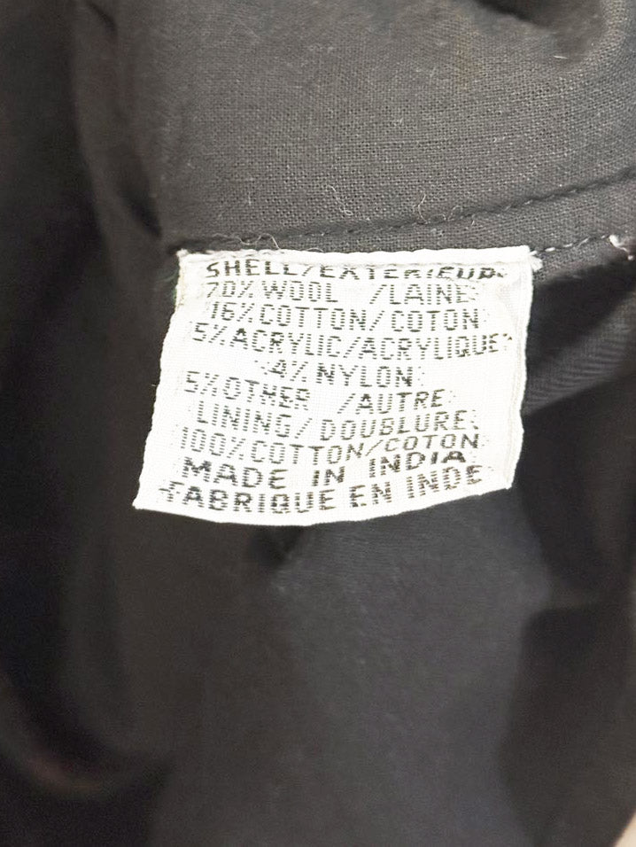 vintage pere mar wool - blend woven check vest | made in India - good market thrift store