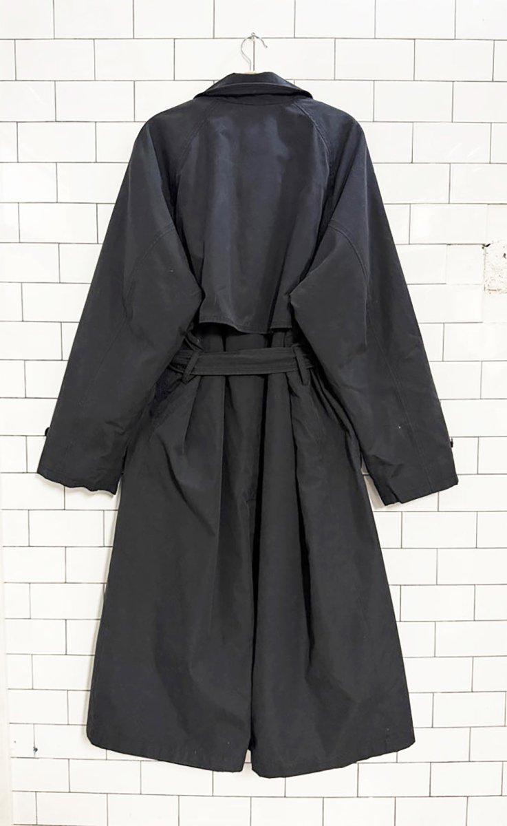 vintage pierre cardin double breasted belted trench coat | removable lining - good market thrift store