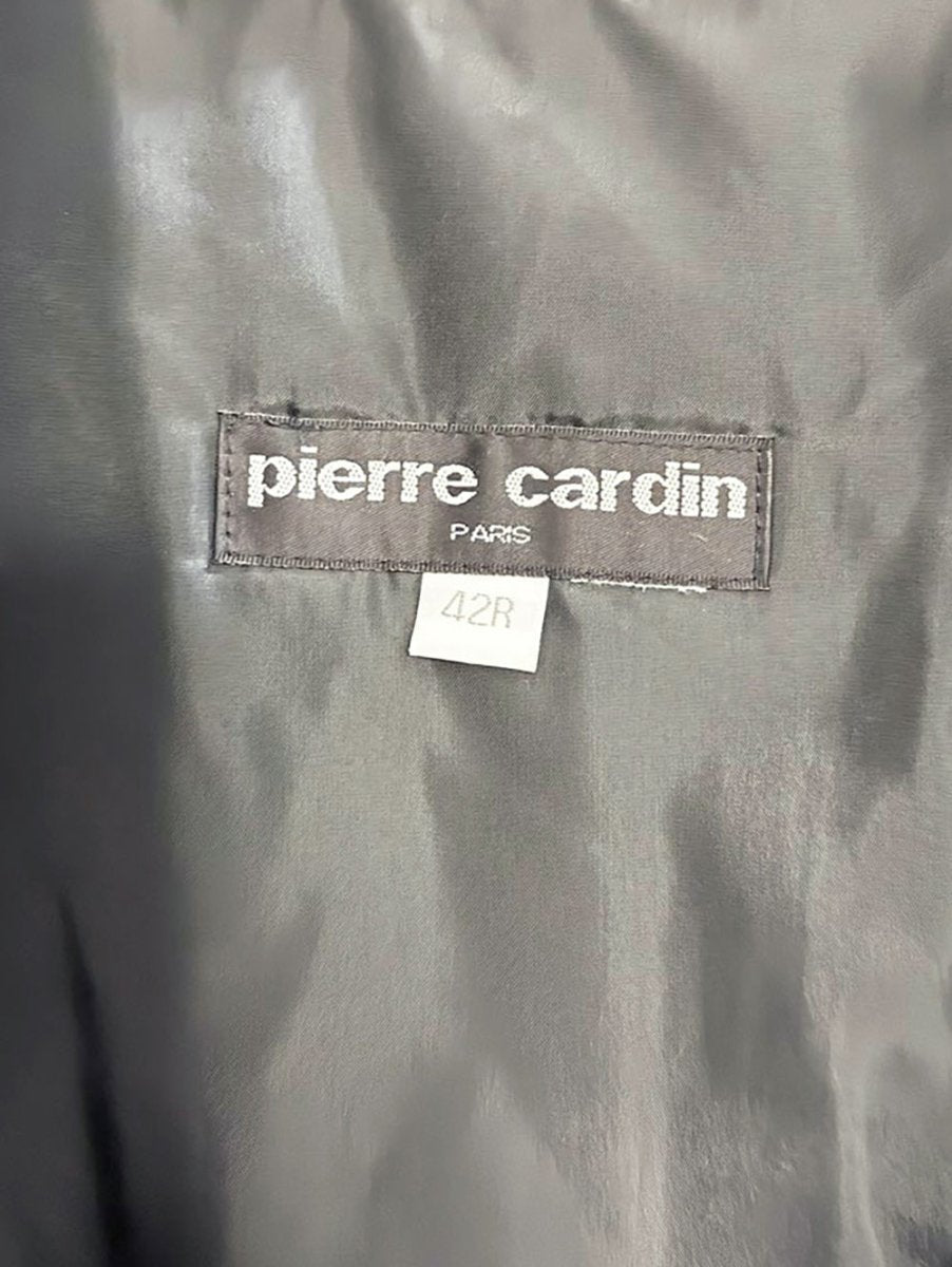 vintage pierre cardin double breasted belted trench coat | removable lining - good market thrift store