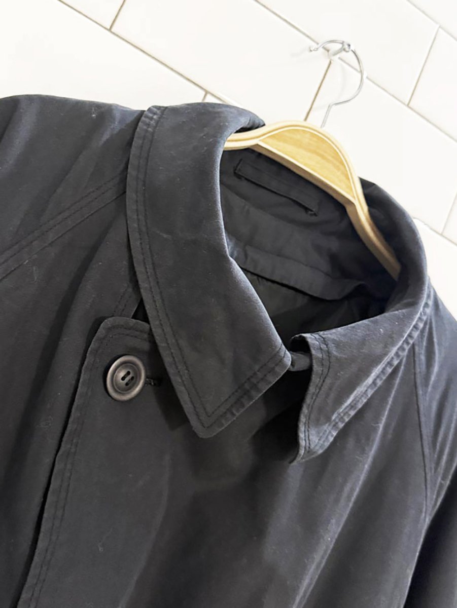 vintage pierre cardin double breasted belted trench coat | removable lining - good market thrift store