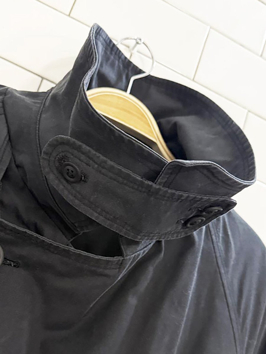 vintage pierre cardin double breasted belted trench coat | removable lining - good market thrift store