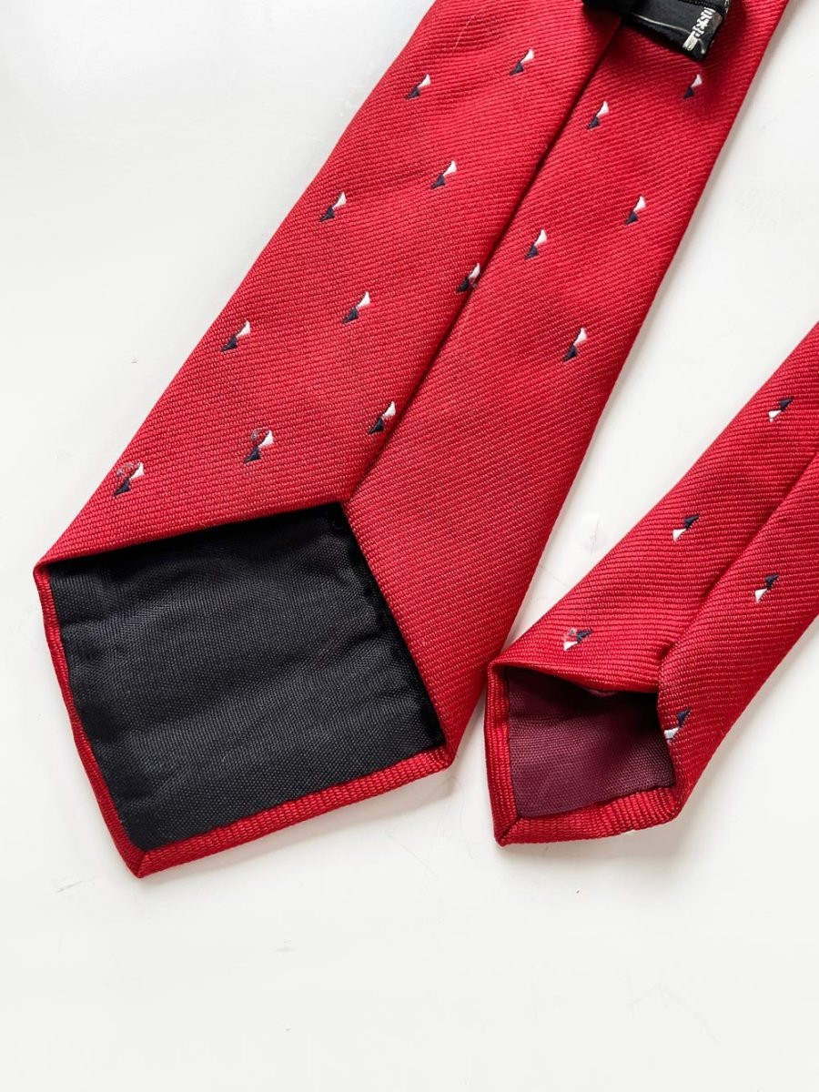vintage pierre cardin P logo tie - good market thrift store