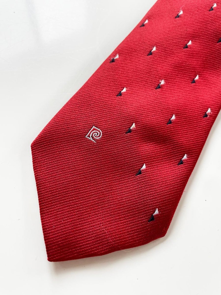 vintage pierre cardin P logo tie - good market thrift store